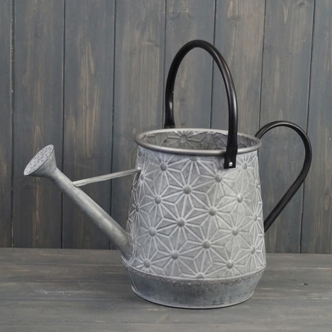 The Satchville Gift Company Embossed Daisy Design Watering Can