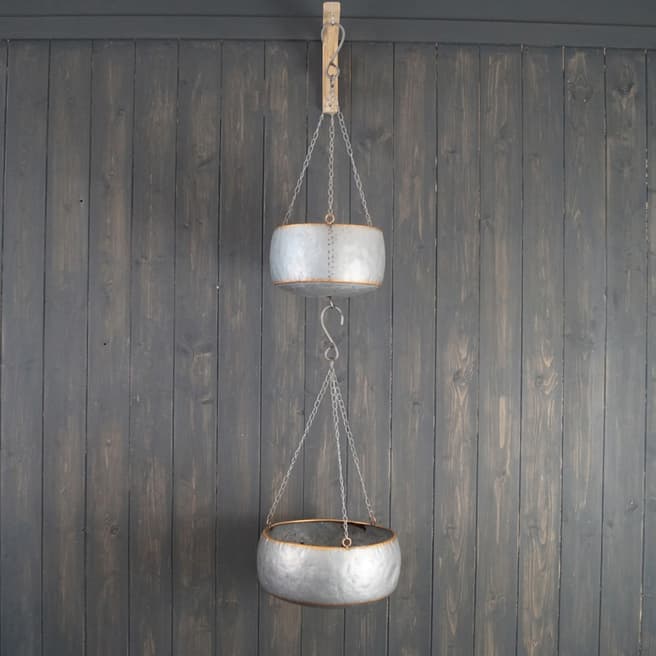 The Satchville Gift Company Two Tiered Hanging Container
