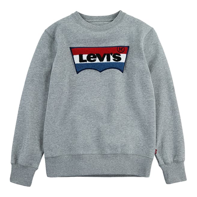 Levi's Older Boy's Grey Batwing Sweatshirt