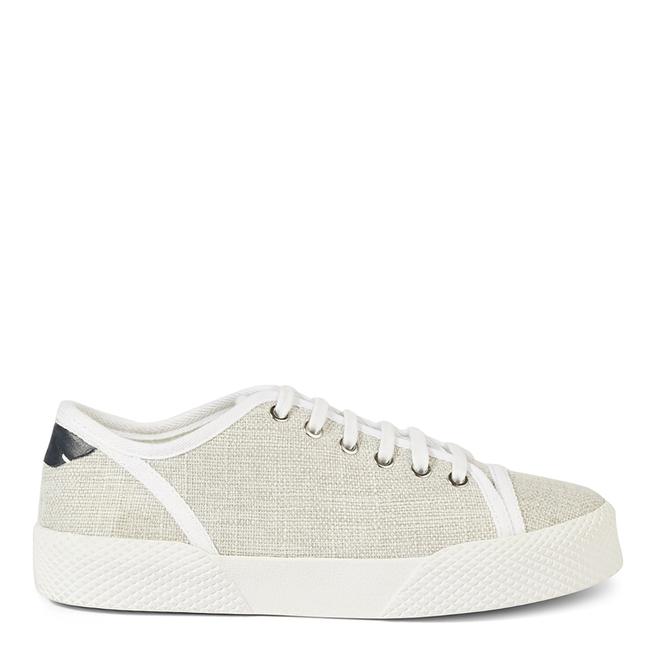 Silver Estelle Canvas Plimsolls BrandAlley