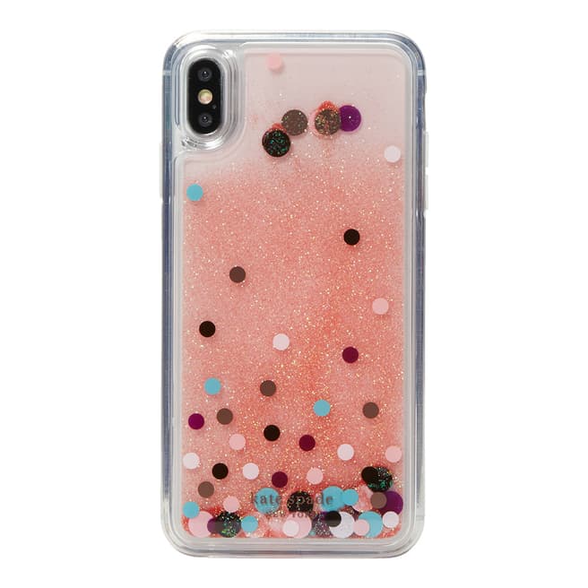 Kate Spade Dots Liquid Glitter iPhone XS Max Case
