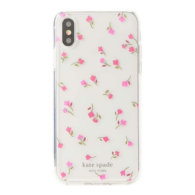 Kate Spade Jeweled Meadow Clear iPhone XS Case