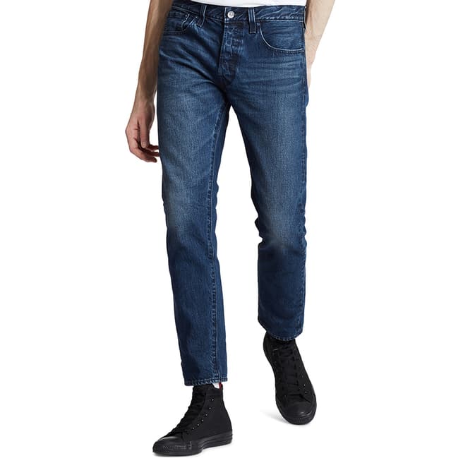 Levi's Indigo 501® Slim Taper Stretch Jeans