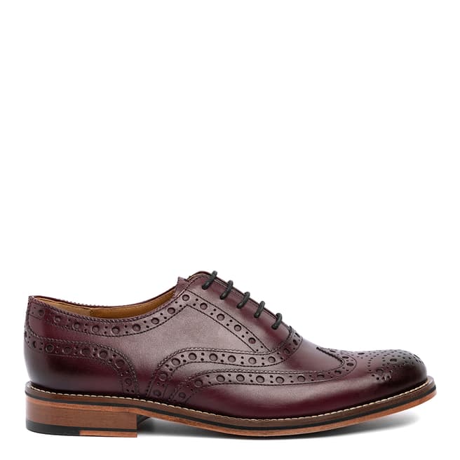 Chapman & Moore Burgundy Leather Oxford Brogues