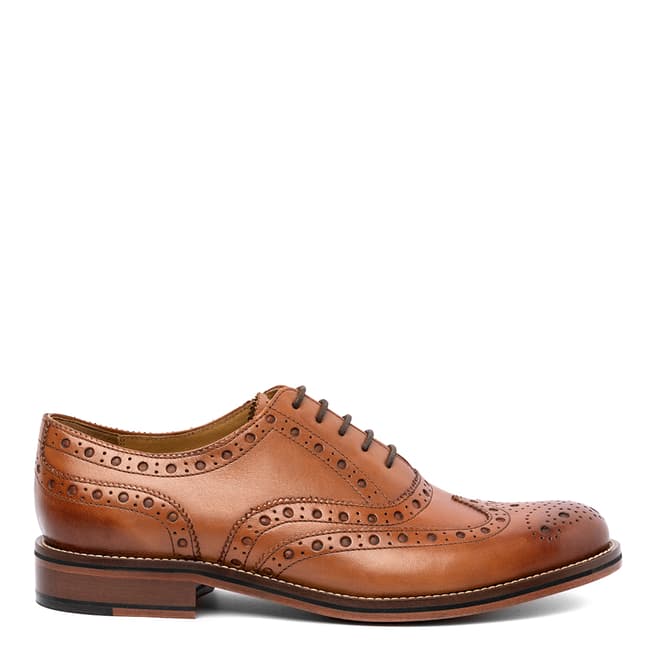 Chapman & Moore Tan Leather Oxford Brogues