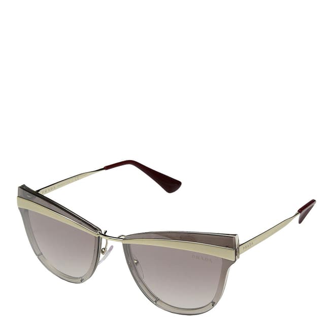 Prada Womens Silver Prada Sunglasses 65mm