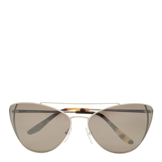 Prada Womens Gold Prada Sunglasses 68mm