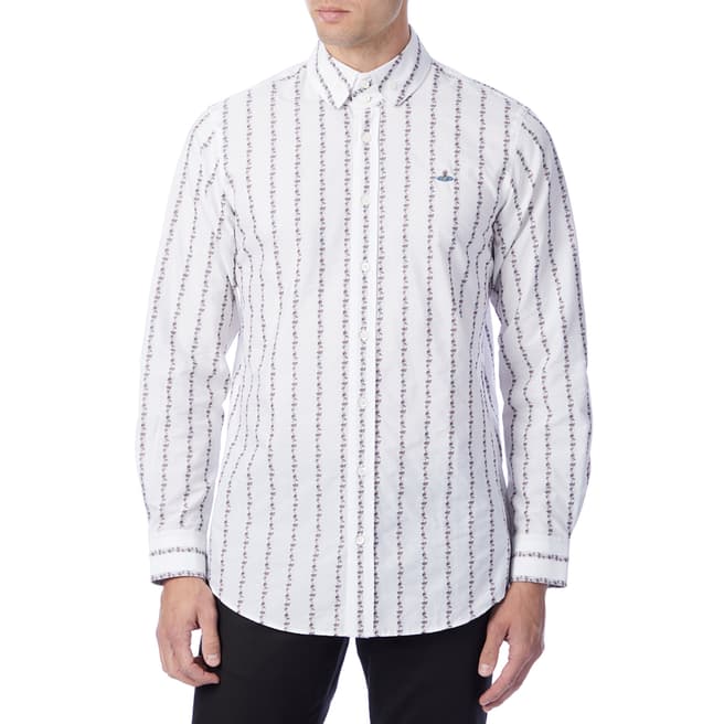 Vivienne Westwood White 2 Button Krall Shirt