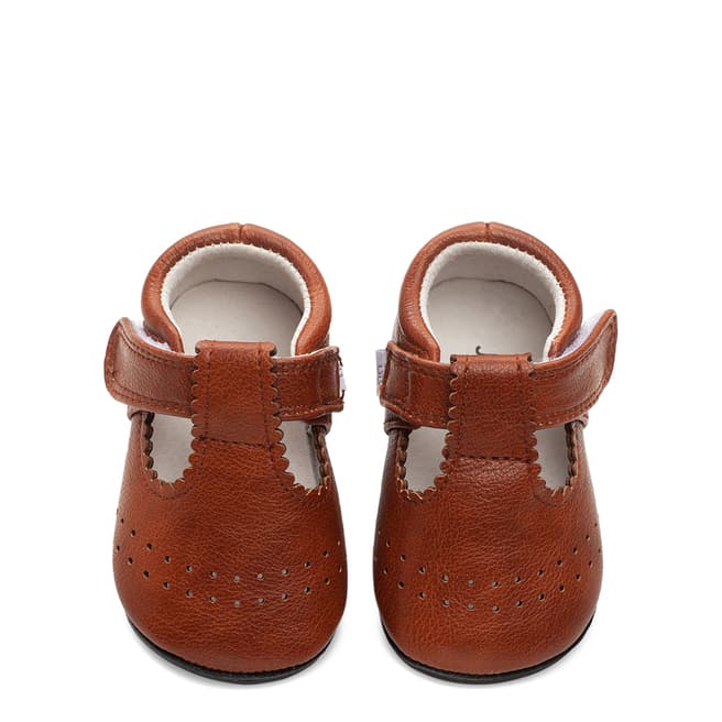 Jack & Lily Brown Brynn T-Strap Shoes