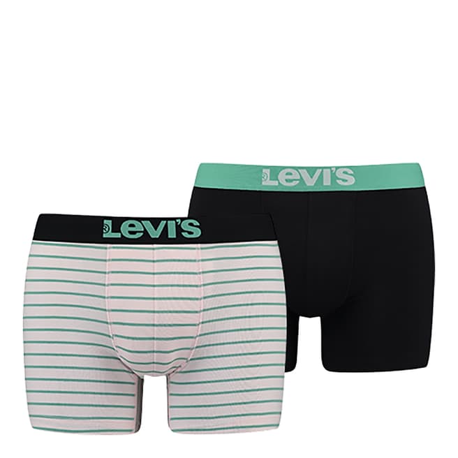 Levi's Pink Combo Vintage Stripe Boxer, 2 Pack