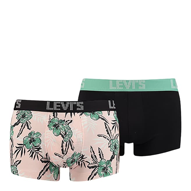 Levi's Light Pink/Black Hello Hawaii Aop Boxer, 2 Pack