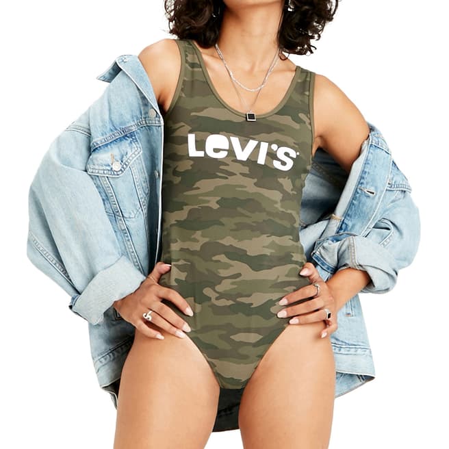 Levi's Camouflage Graphic Bodysuit