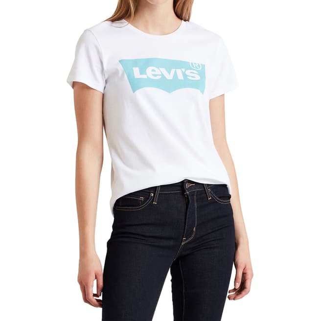 Levi's White The Perfect Logo T-Shirt