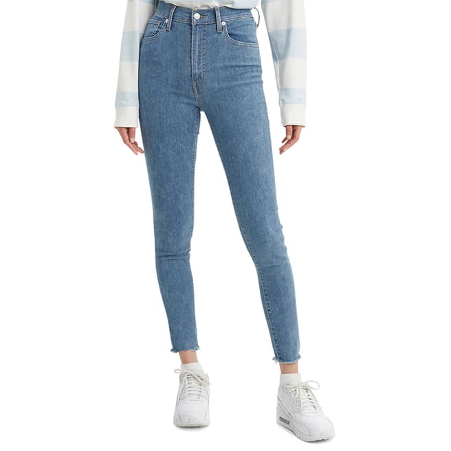 Levi's Blue Denim Mile High Super Skinny Stretch Jeans