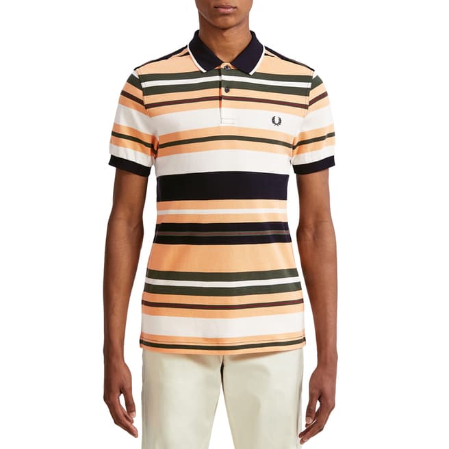 Fred Perry Multi Bold Stripe Polo Shirt
