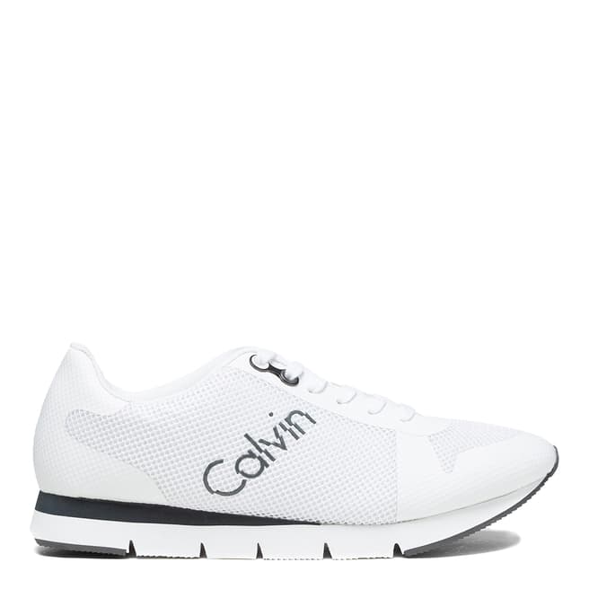 Calvin Klein Jeans White Jacques Trainers