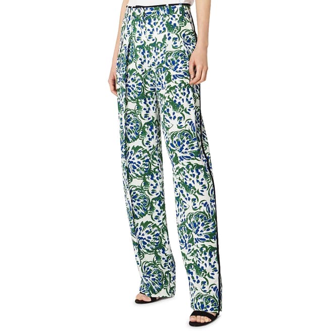 VICTORIA, VICTORIA BECKHAM Abstract Floral Pyjama Stretch Trouser