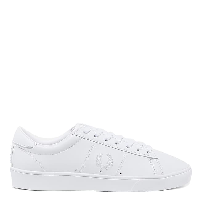Fred Perry White Leather Spencer Sneakers