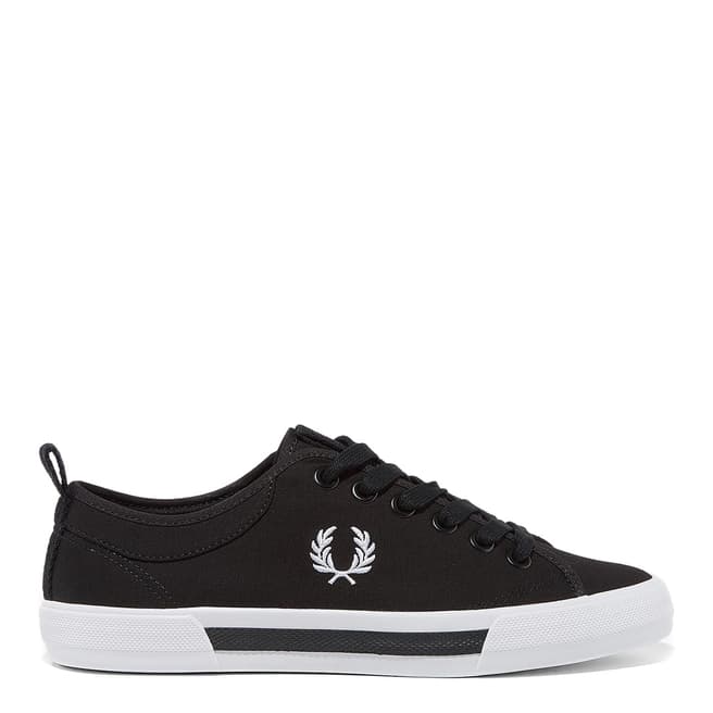 Fred Perry Black Horton Canvas Sneakers