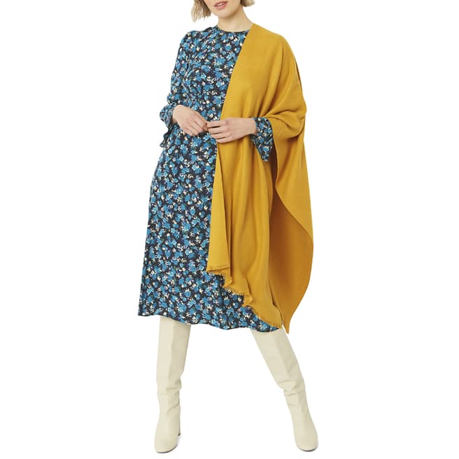 JayLey Collection Yellow Cashmere/Silk Blend Pashmina