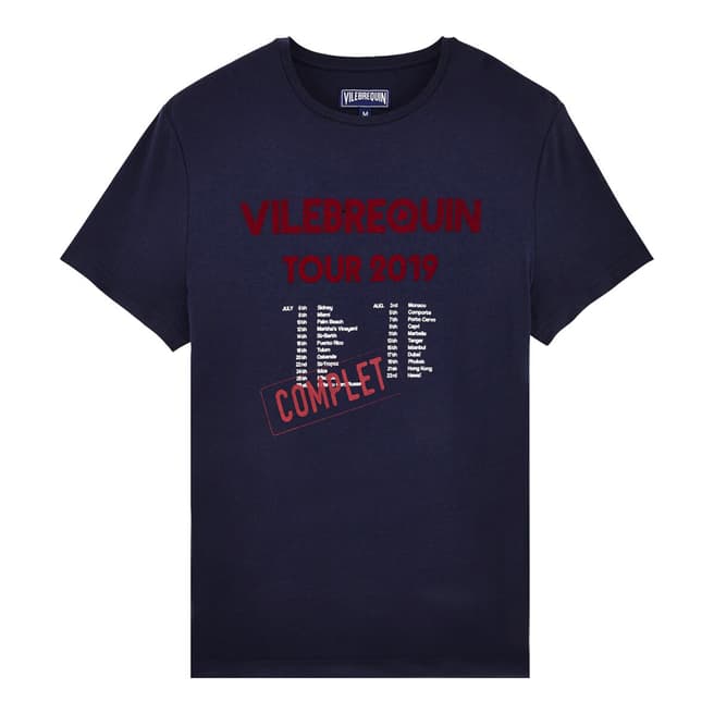 Vilebrequin Navy Tour Cotton T-Shirt