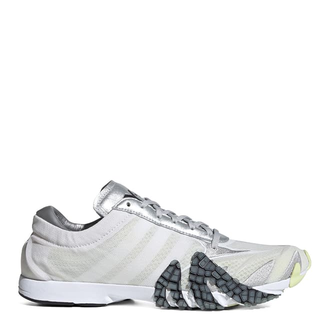 adidas Y-3 White/Silver Rehito Mesh Sneakers