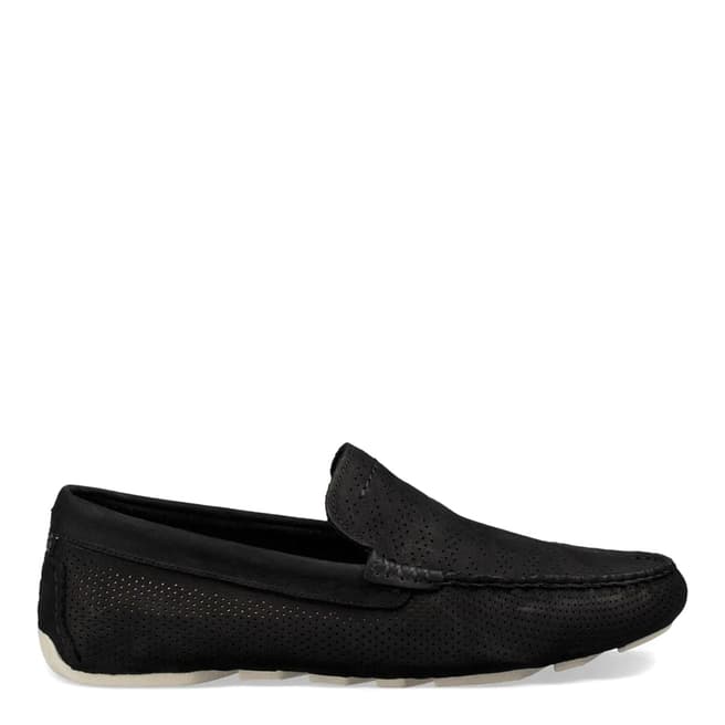 UGG Black Henrick Stripe Perf Loafers
