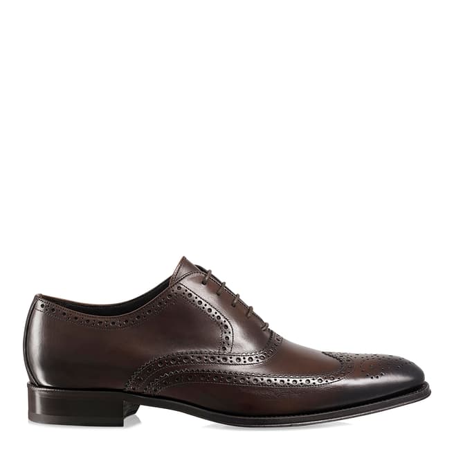 Russell & Bromley Brown Oak Antiqued Oxford Brogues