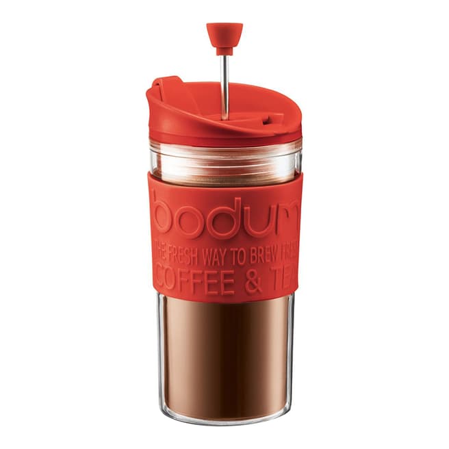 Bodum Red Coffee Maker with Extra Lid, 350ml