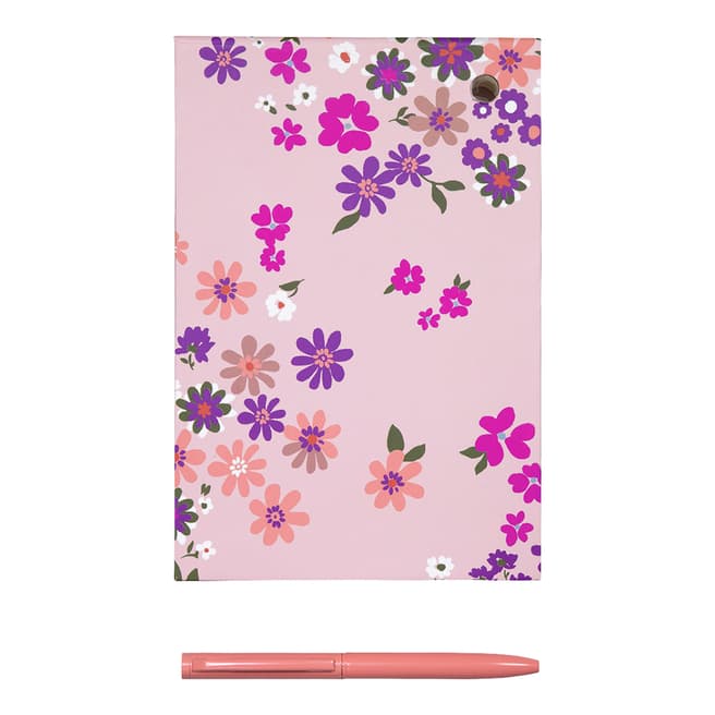Kate Spade Loose Note Holder with Pen, Pacific Petals