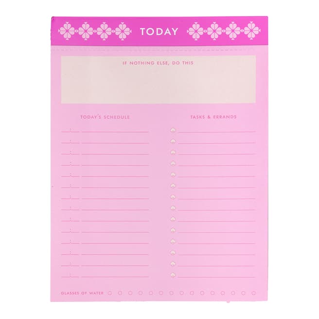 Kate Spade To Do List Pad, Neon Pink