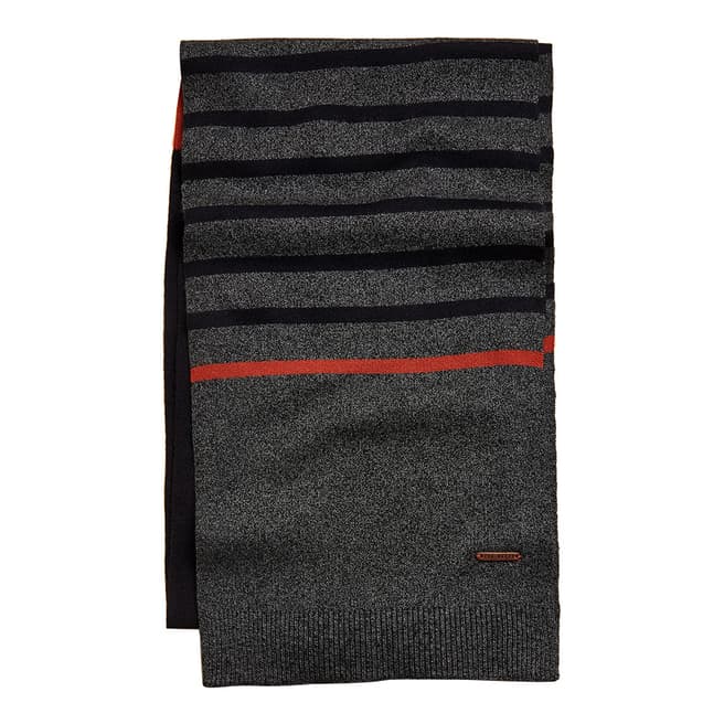 Ted Baker Grey Marl Redpost Scarf
