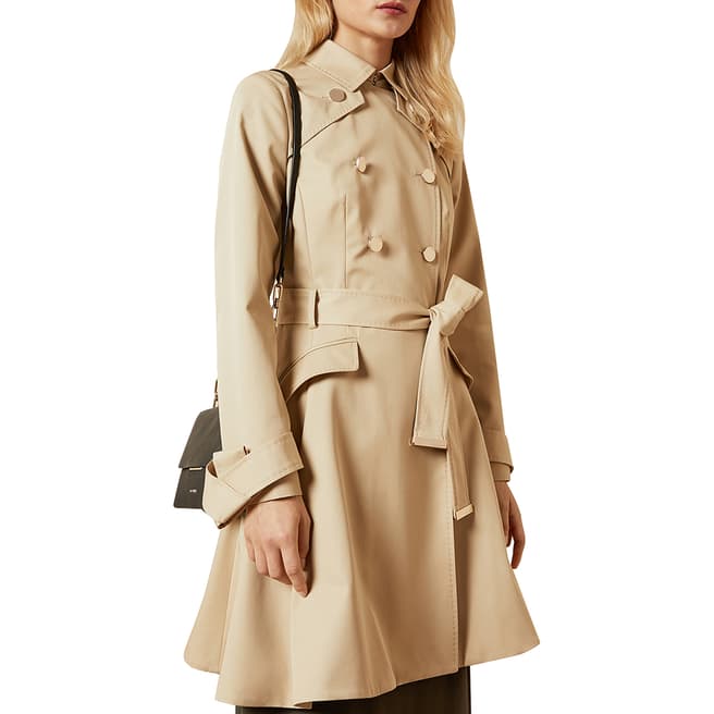 Ted Baker Natural Luciey Belted Mac