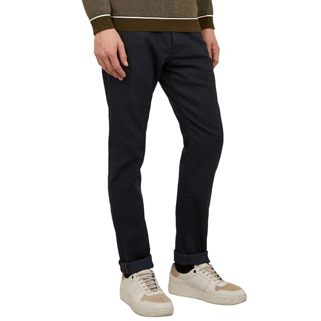 Ted Baker Navy Tarsee Tapered Stretch Jeans
