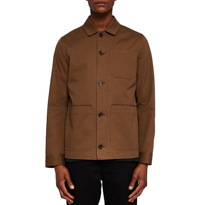 Ted Baker Tan Grapes Cotton Workwear Jacket