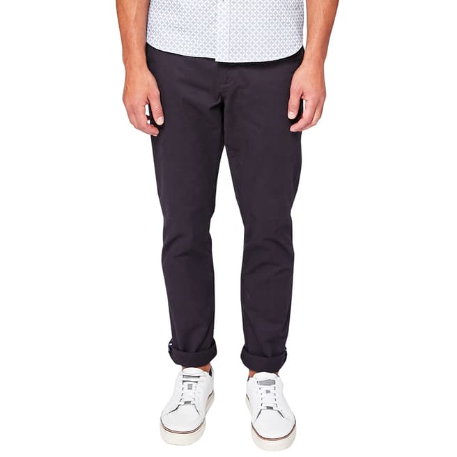 Ted Baker Navy Clascor Classic Stretch Chinos
