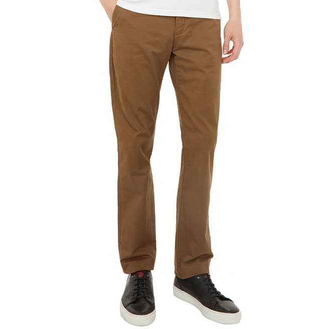 Ted Baker Tan Clascor Classic Stretch Chinos