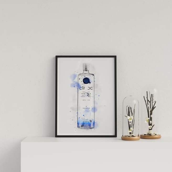 Vouvart Ciroc Vodka Framed Print 44x33cm