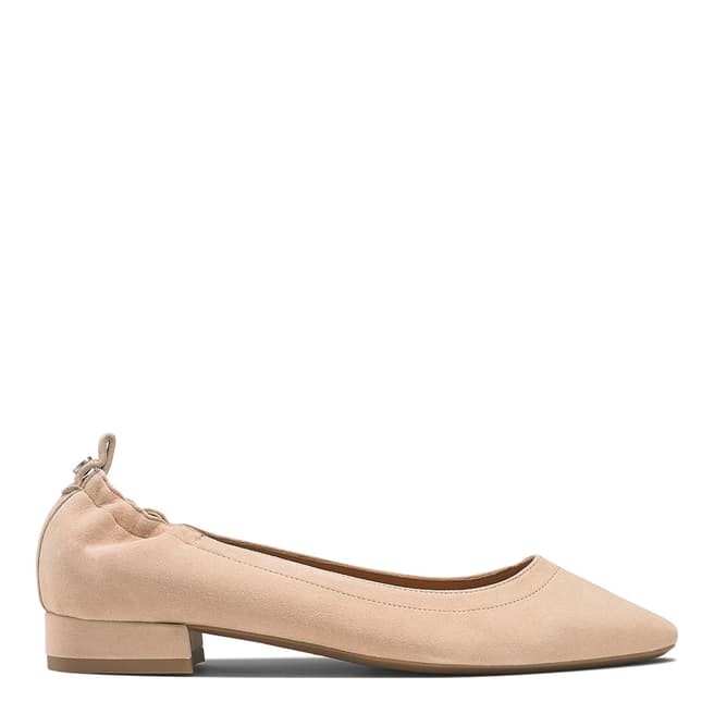 Russell & Bromley Nude Pippa Soft Dress Flat Shoes