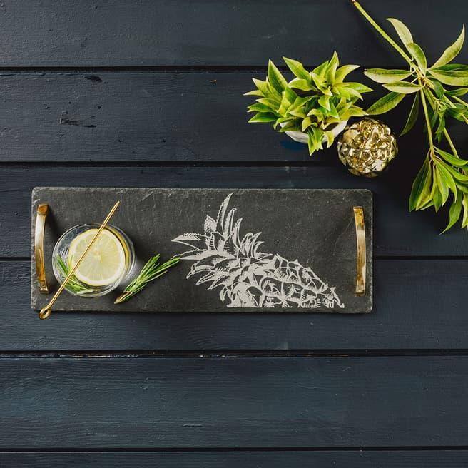 Just Slate Small Pineapple Serving Tray