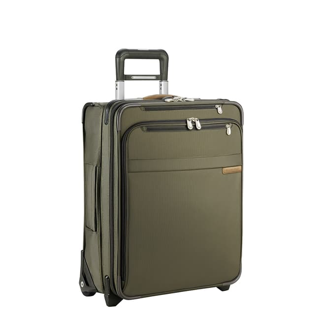 Briggs & Riley Olive International Carry On Expandable Wide Upright