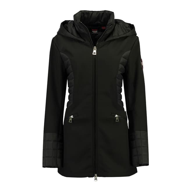 Geographical Norway Black Tadame Hooded Jacket