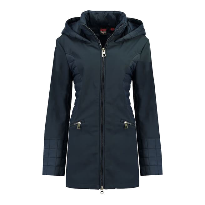 Geographical Norway Navy Tadame Hooded Jacket