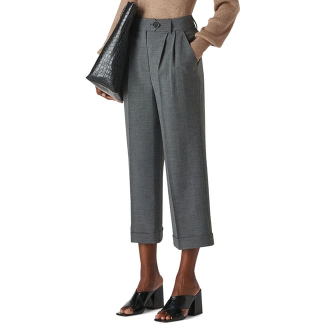 WHISTLES Multi Turn Up Crop Trousers