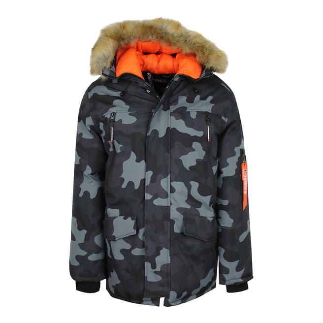 Geographical Norway Navy Arnold Parka Jacket