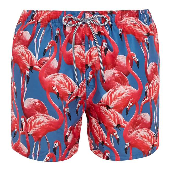 Ted Baker Pink Pintano Flamingo Printed Swim Short
