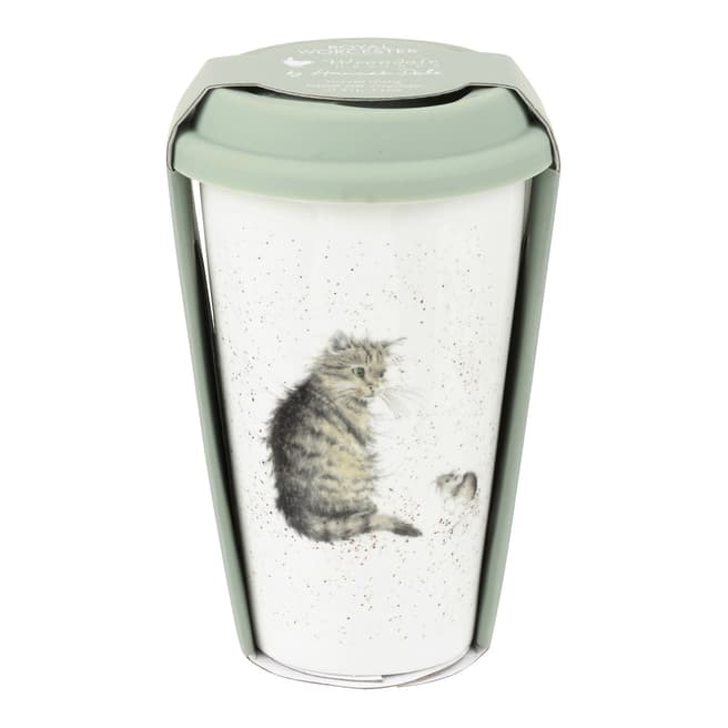Royal Worcester Cat Travel Mug