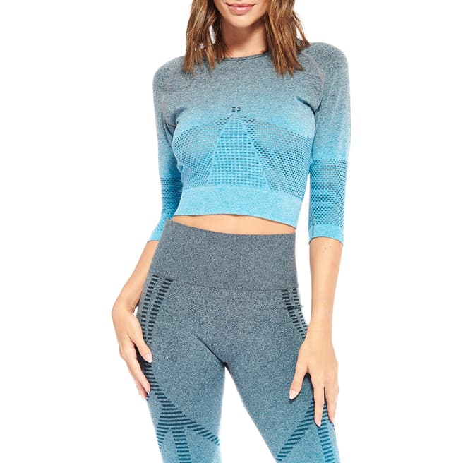 Live Electric Blue Lexi Long Sleeve Top