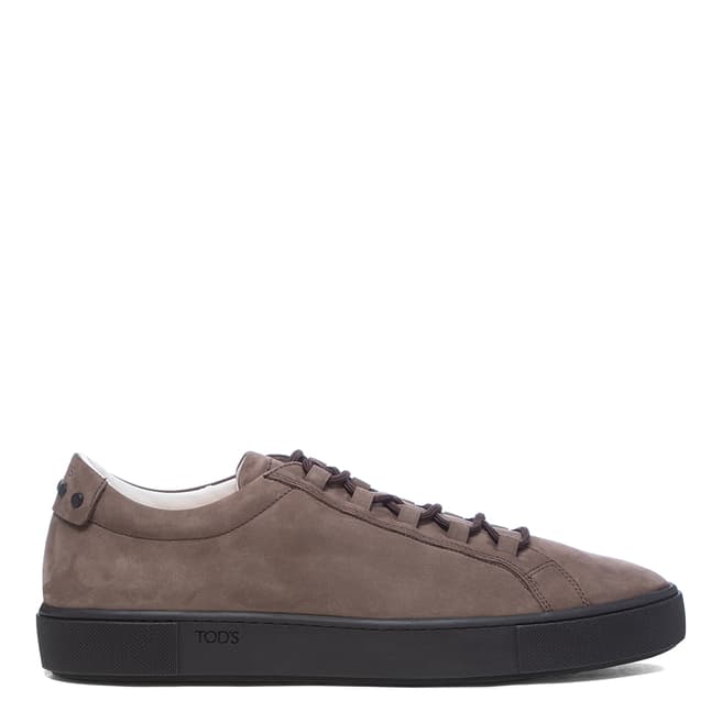 Tod's Brown Suede Lace Up Sneakers