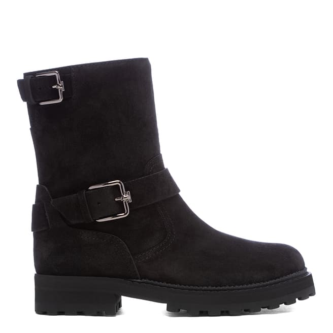 Tod's Black Basso Biker Ankle Boots